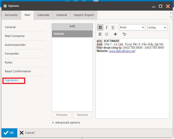 Hướng dẫn cơ bản sử dụng mail trên IceWarp WebClient 11 tại ADC Việt Nam - ảnh IceWarp WebClient 06